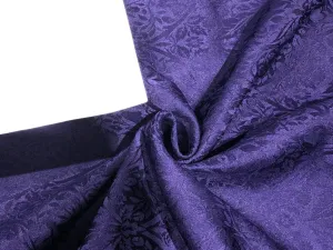 100% Silk Taffeta Jacquard Fabric  DARK PURPLE SELF jacquard FLOWY FEEL 40MOMME TAFJACNEW15[1]