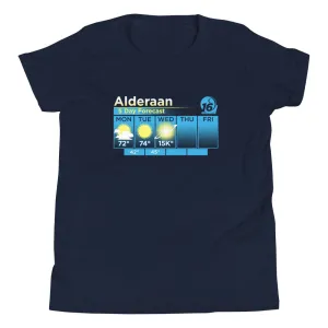 Alderaan 5 Day Forecast Kid's Youth Tee