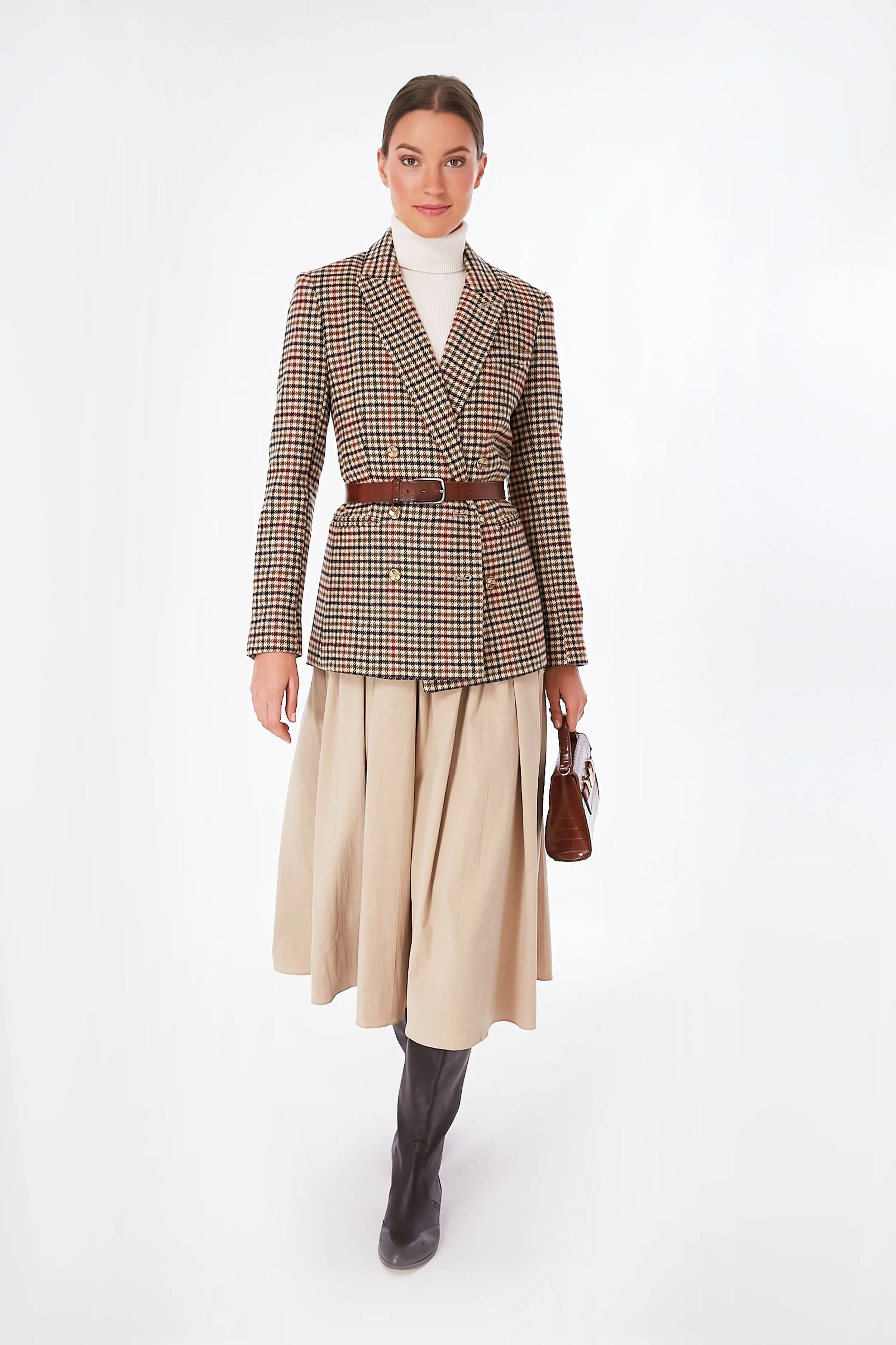 Autumn Check Diana Blazer