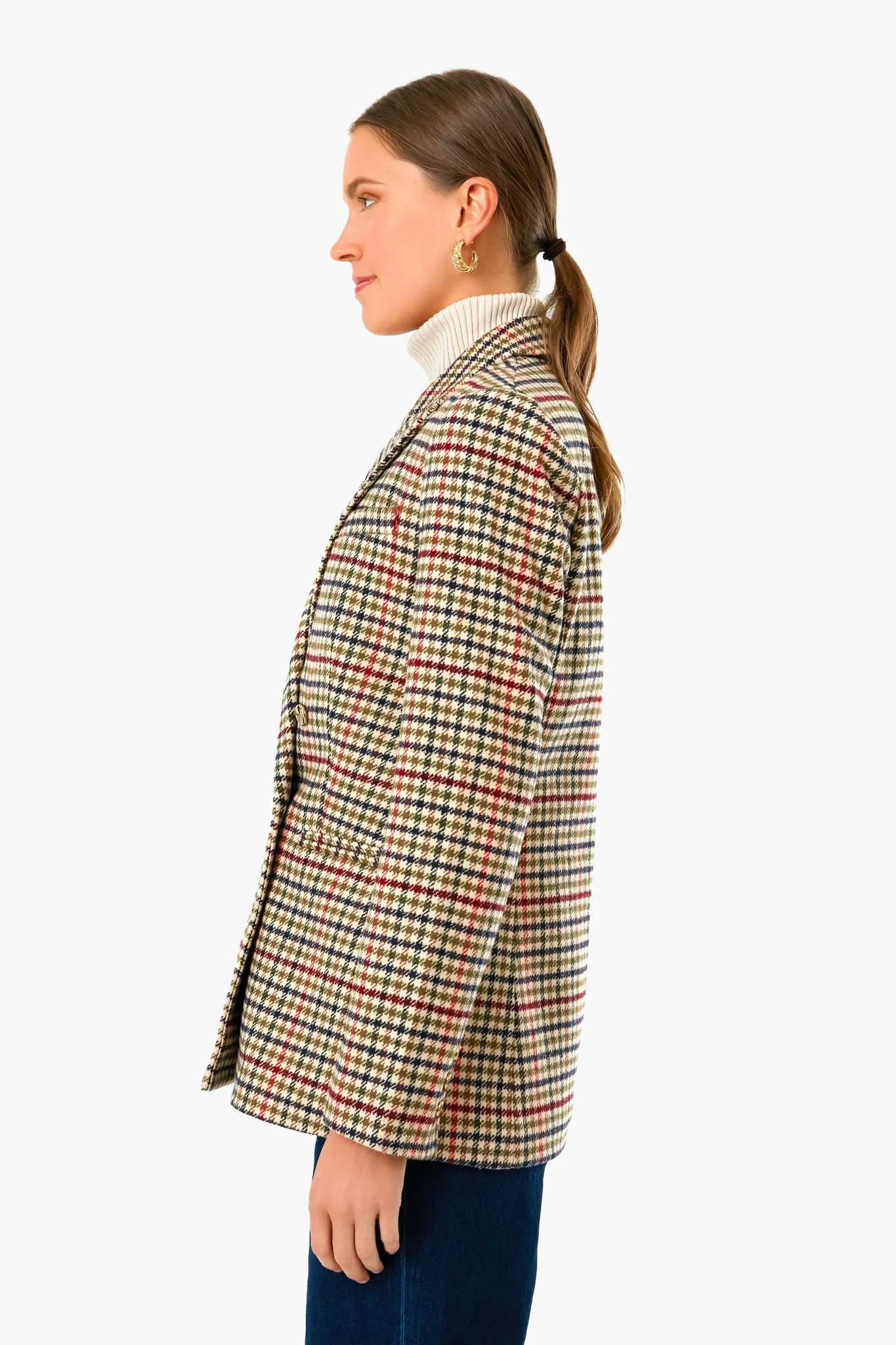 Autumn Check Diana Blazer