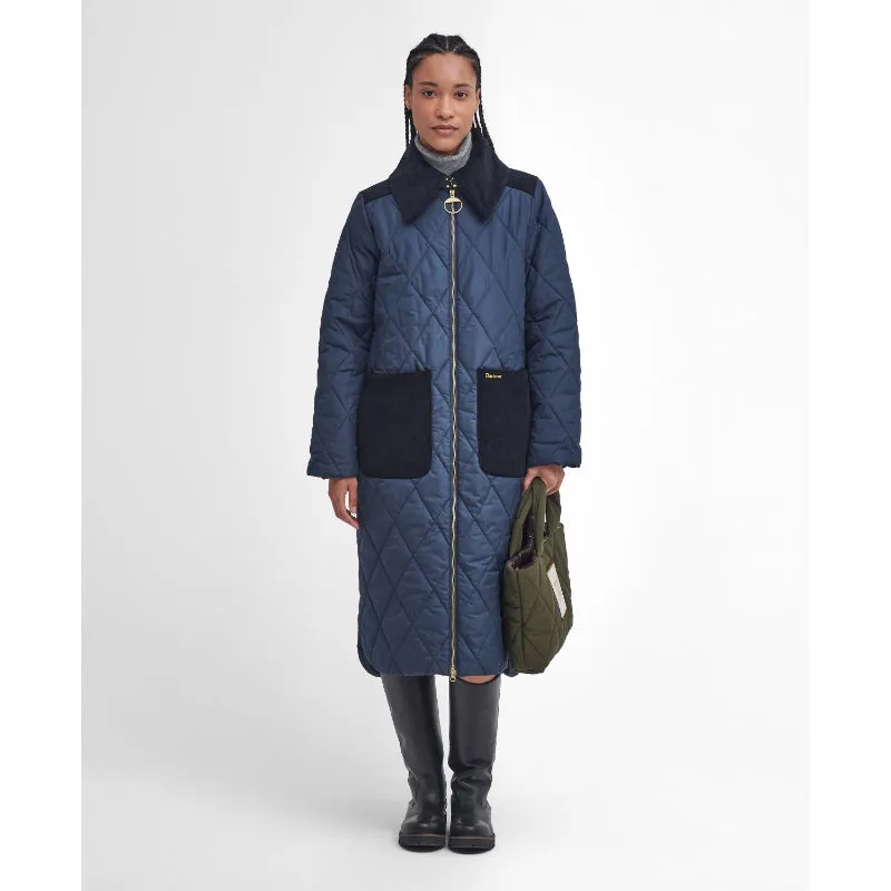 Barbour Malton Quilt Ladies Jacket - Navy/Classic