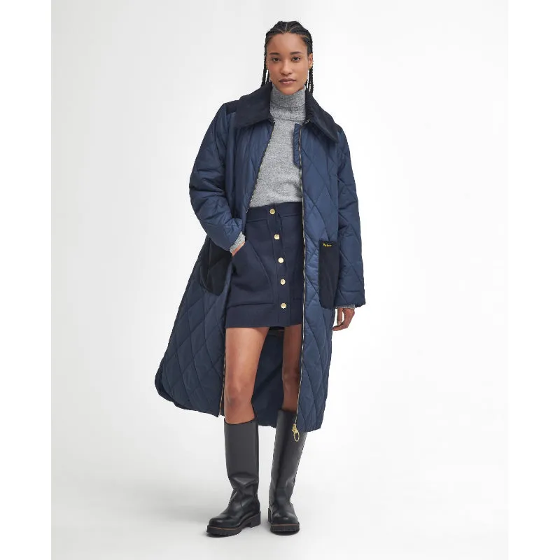 Barbour Malton Quilt Ladies Jacket - Navy/Classic