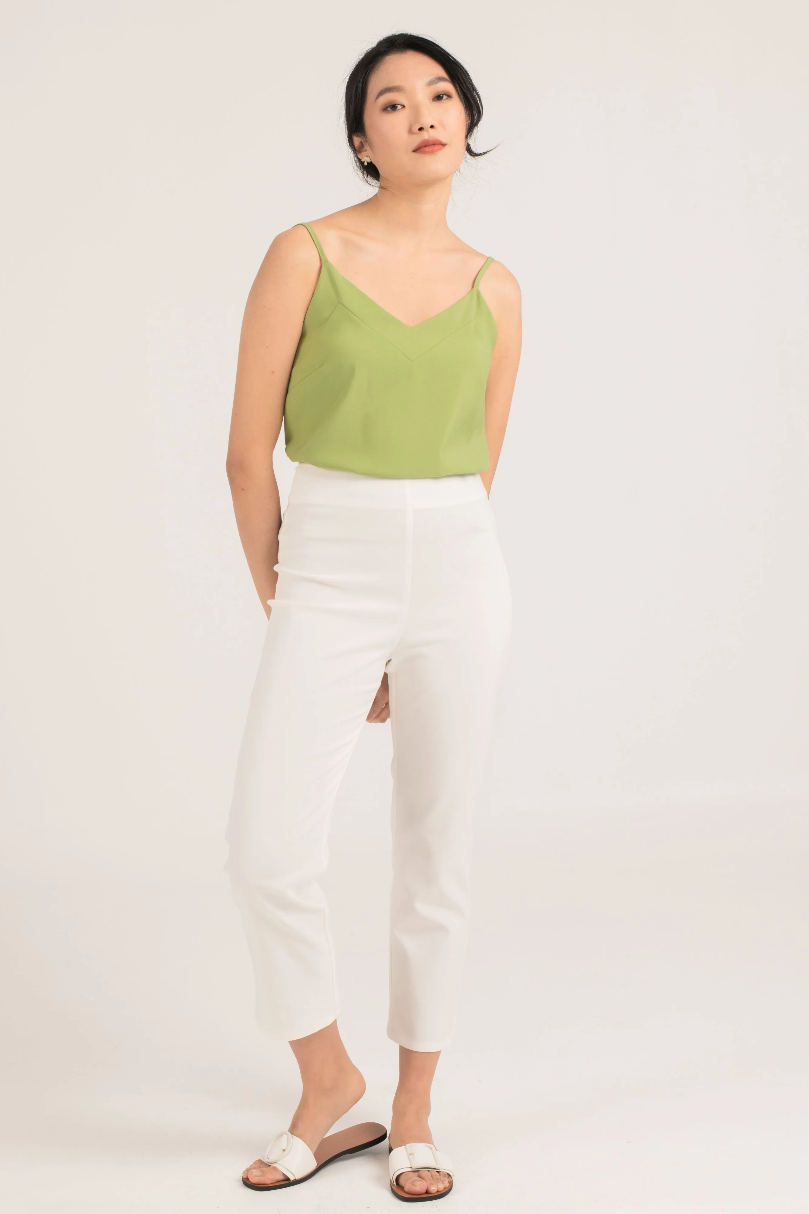 Bonita Straight Pants in White