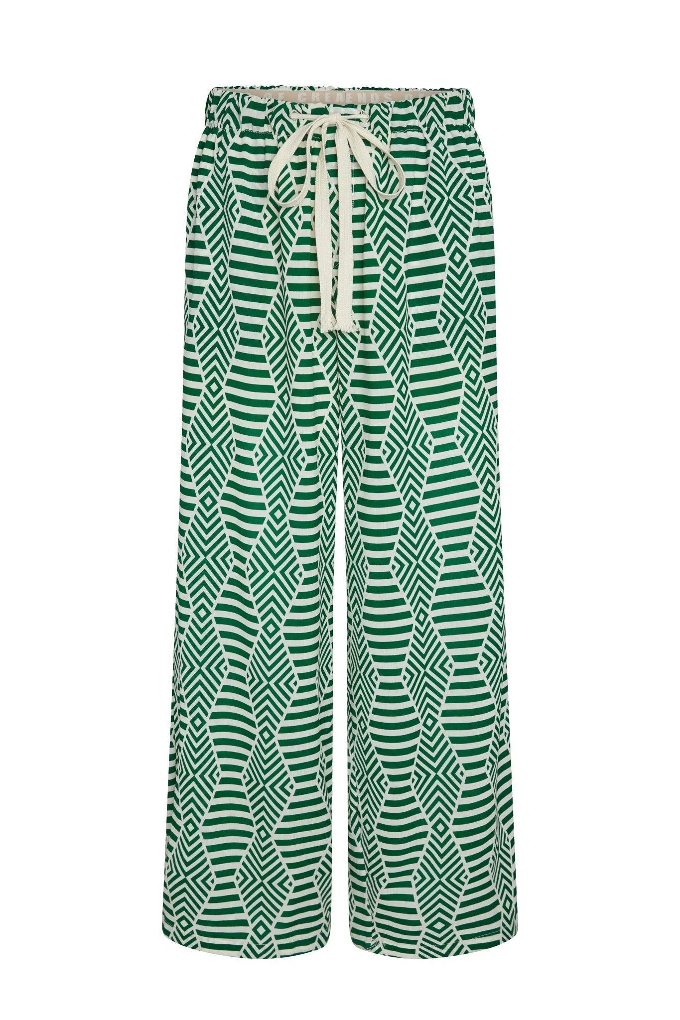 Bowie Baggy Printed Linen Pants