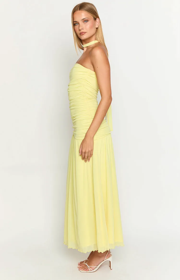 Brayan Yellow Maxi Dress