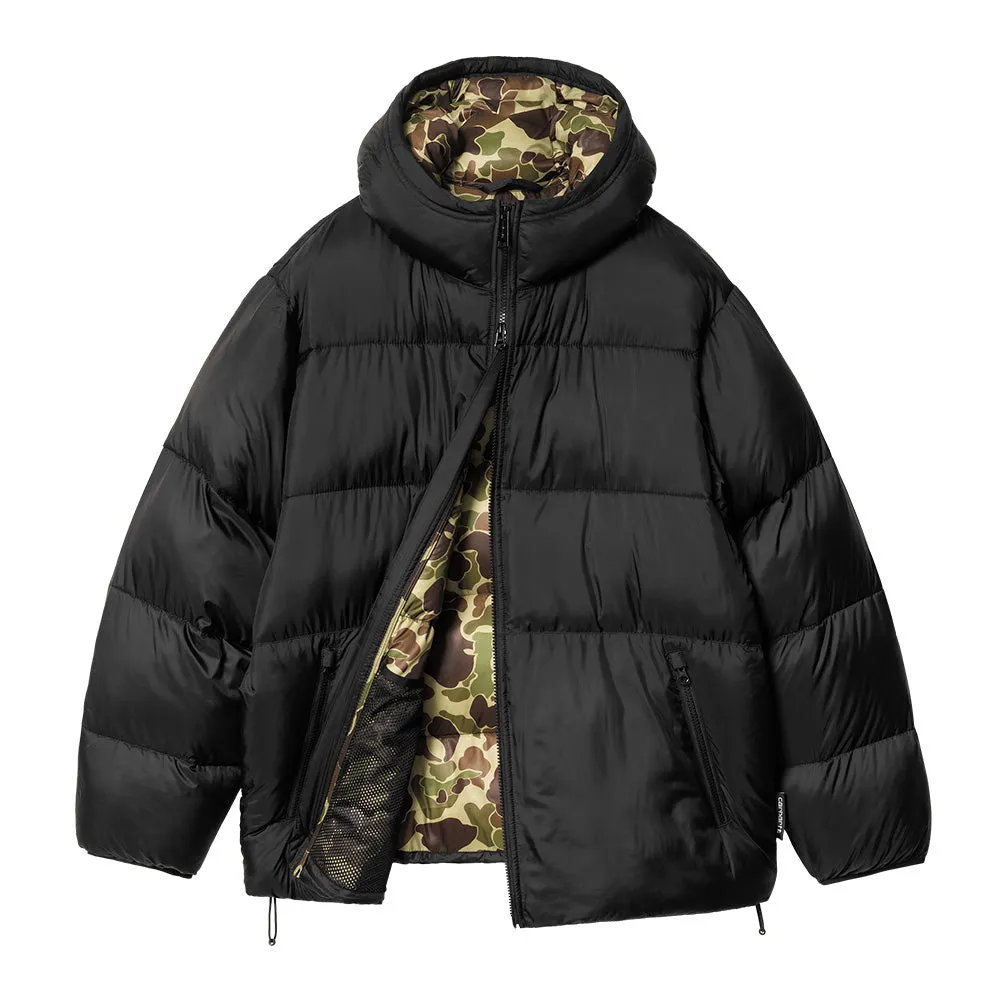 CARHARTT WIP TORONTO JACKET // BLACK / CAMO DUCK GREEN