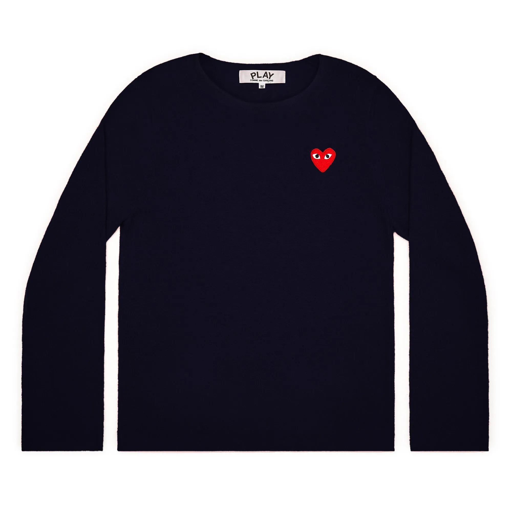 COMME des GARÇONS PLAY CREWNECK (NAVY)