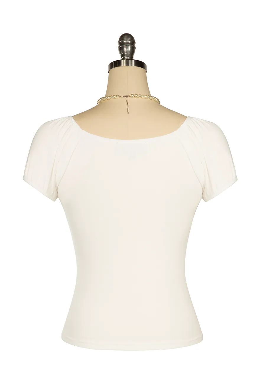 D'Amour Follies Juliette Top (Off White)