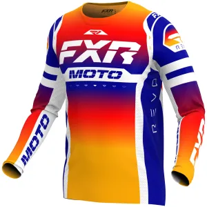 FXR Youth Revo Pro MX LE Offroad Jersey Anodized Orange