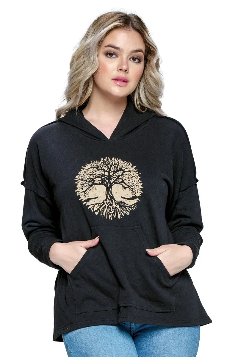 Hoodie Tree of Life Print