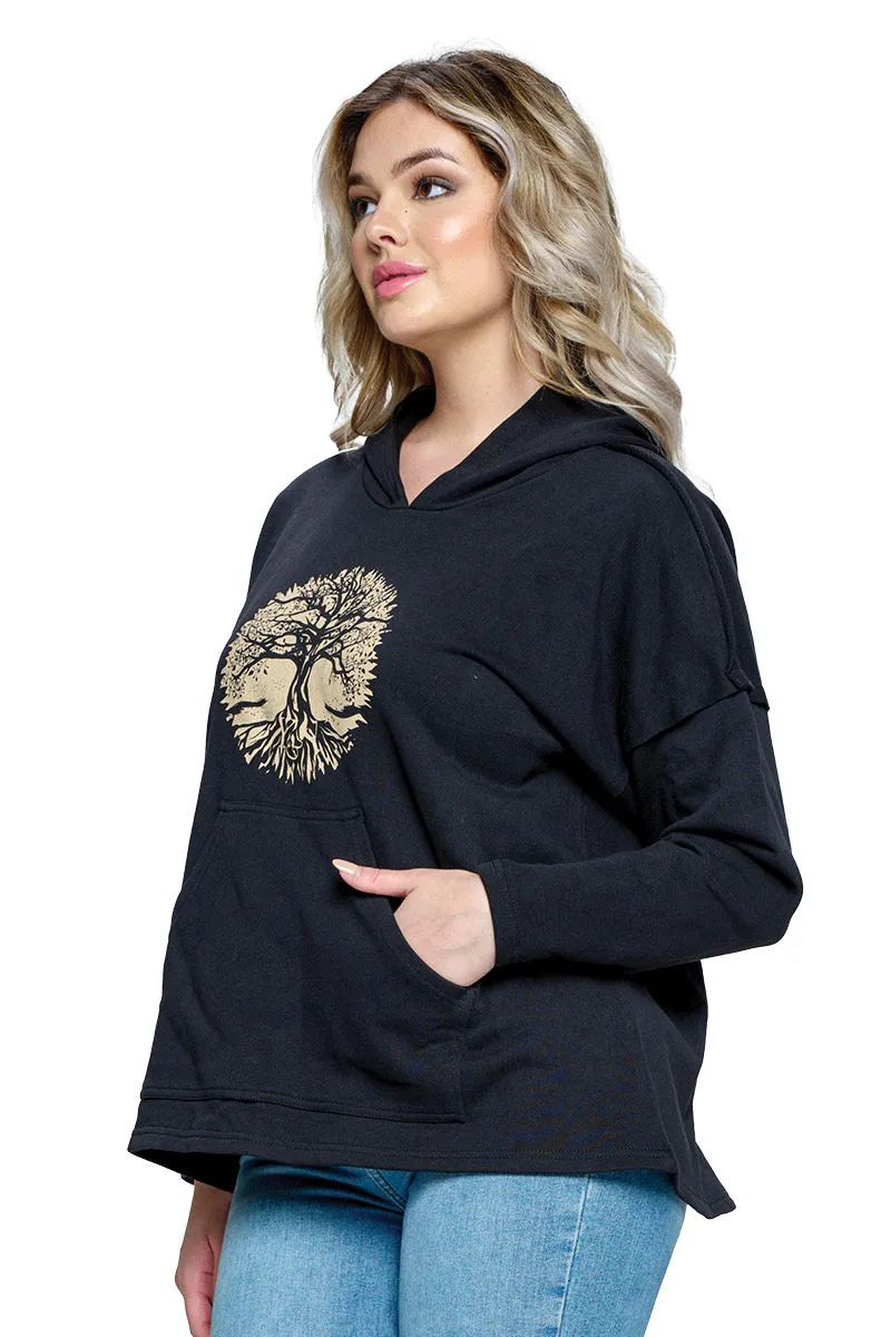 Hoodie Tree of Life Print