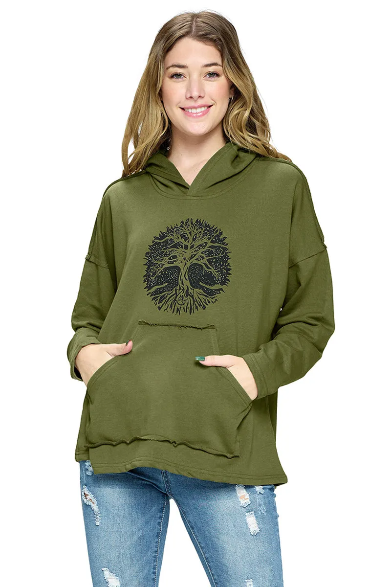 Hoodie Tree of Life Print