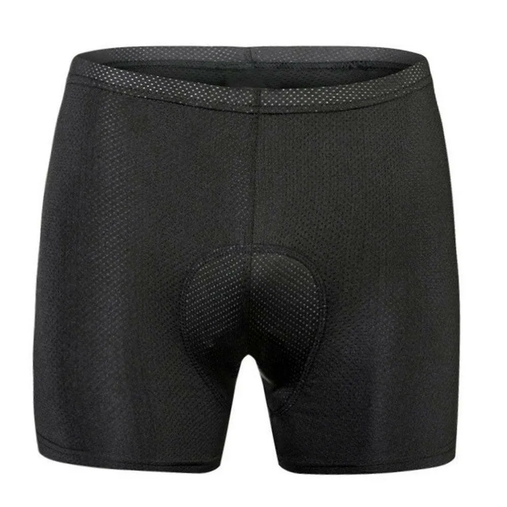 Men Women Padded Cycling Shorts Thick Breathable Stretchable Bodycon Bike Bicycle Shorts Underwear