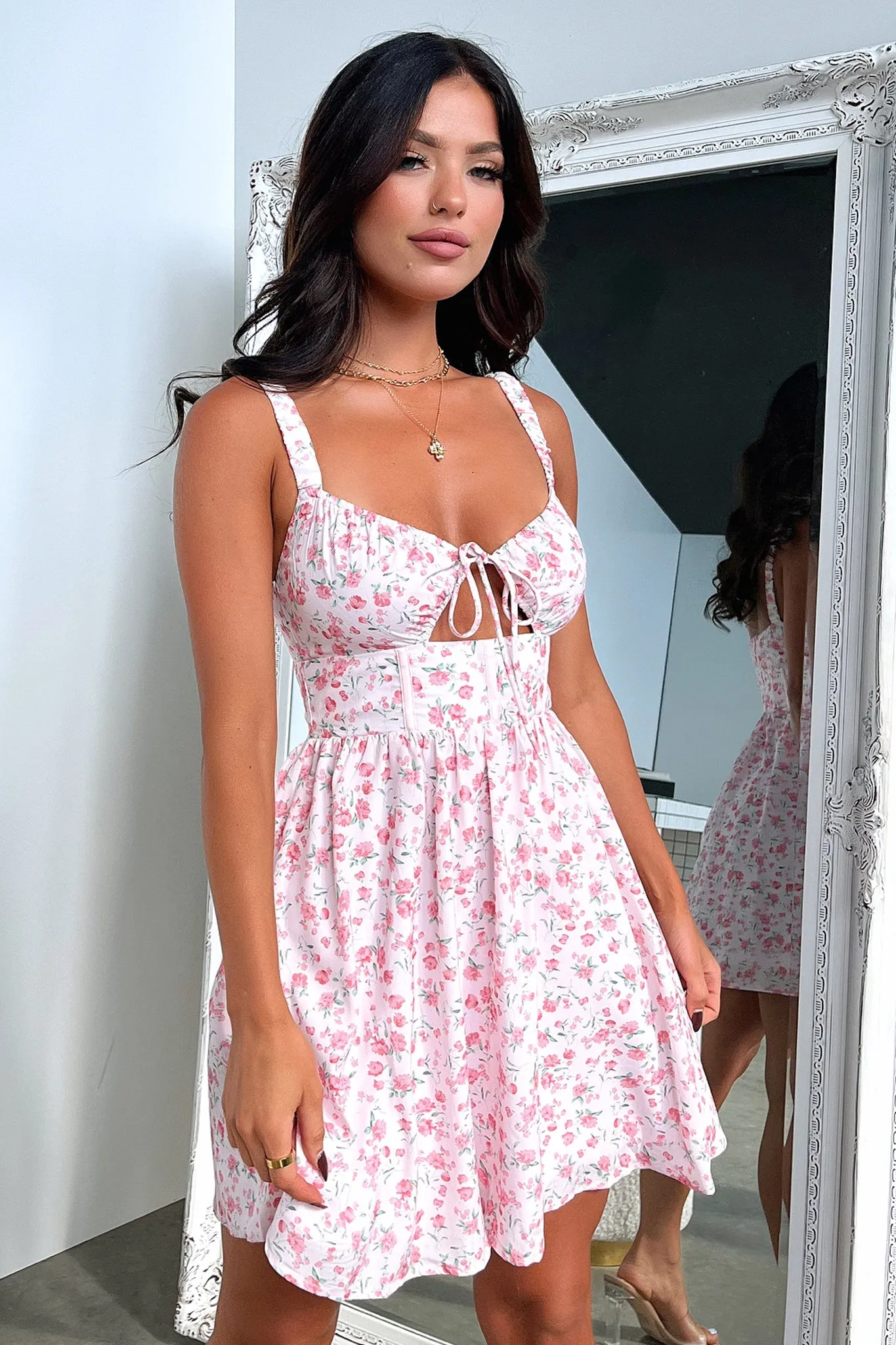 Meznin Dress - Pink Floral