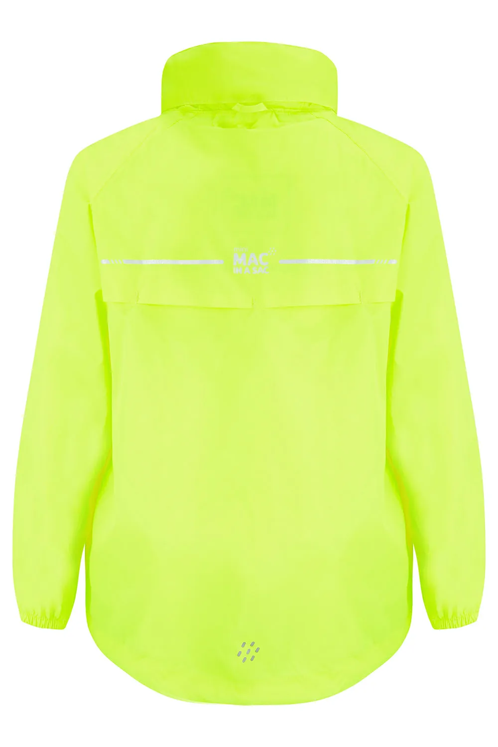 Origin Mini Packable Waterproof Kids Jacket - Neon Yellow