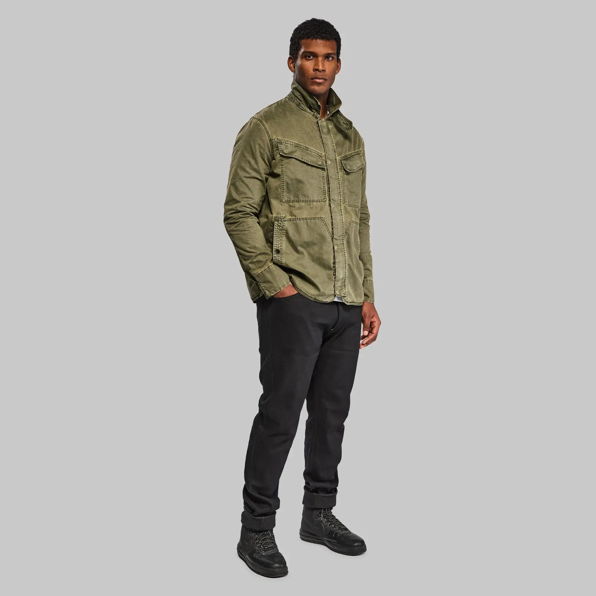 Planet Earth Lightweight Field Jacket. Green edition