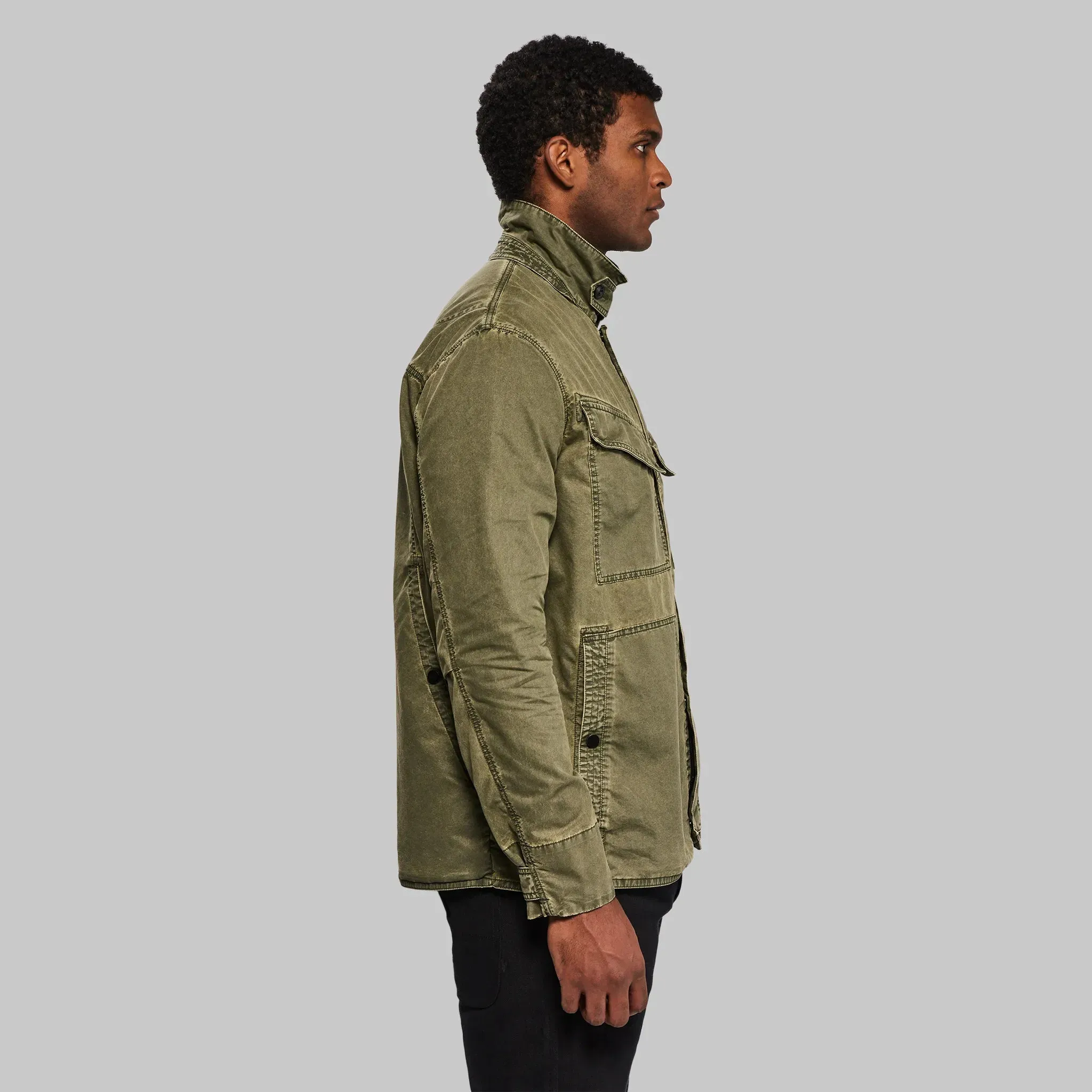 Planet Earth Lightweight Field Jacket. Green edition