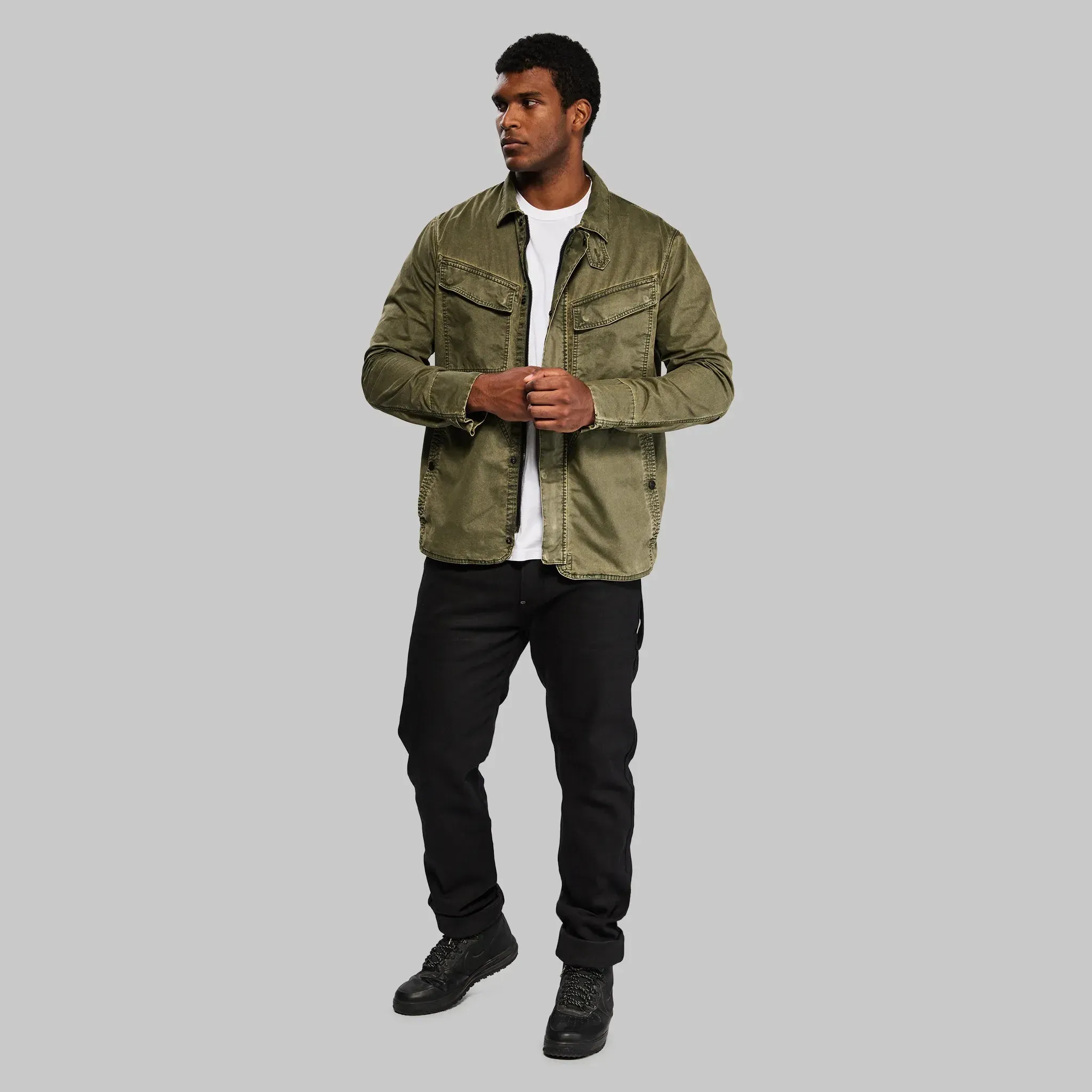 Planet Earth Lightweight Field Jacket. Green edition