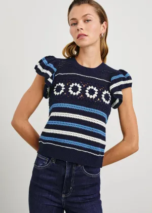 Rails Penelope Top - Navy Sky