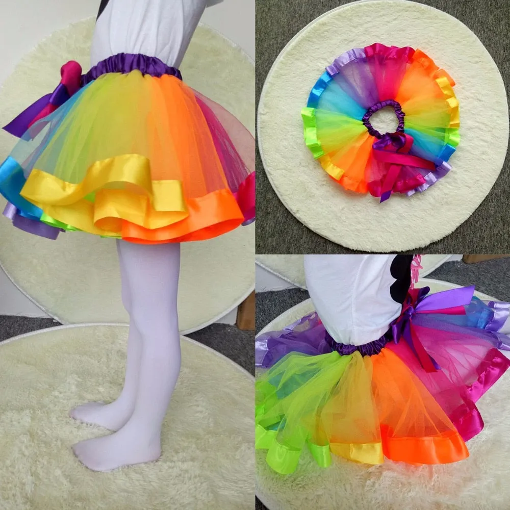 Rainbow Tutu Skirt