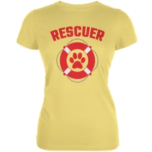 Rescuer Yellow Juniors Soft T-Shirt