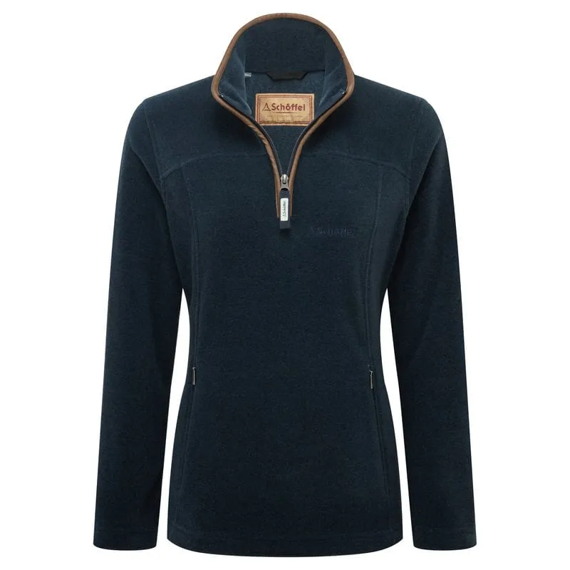 Schoffel Tilton 1/4 Zip Fleece - Petrol Blue