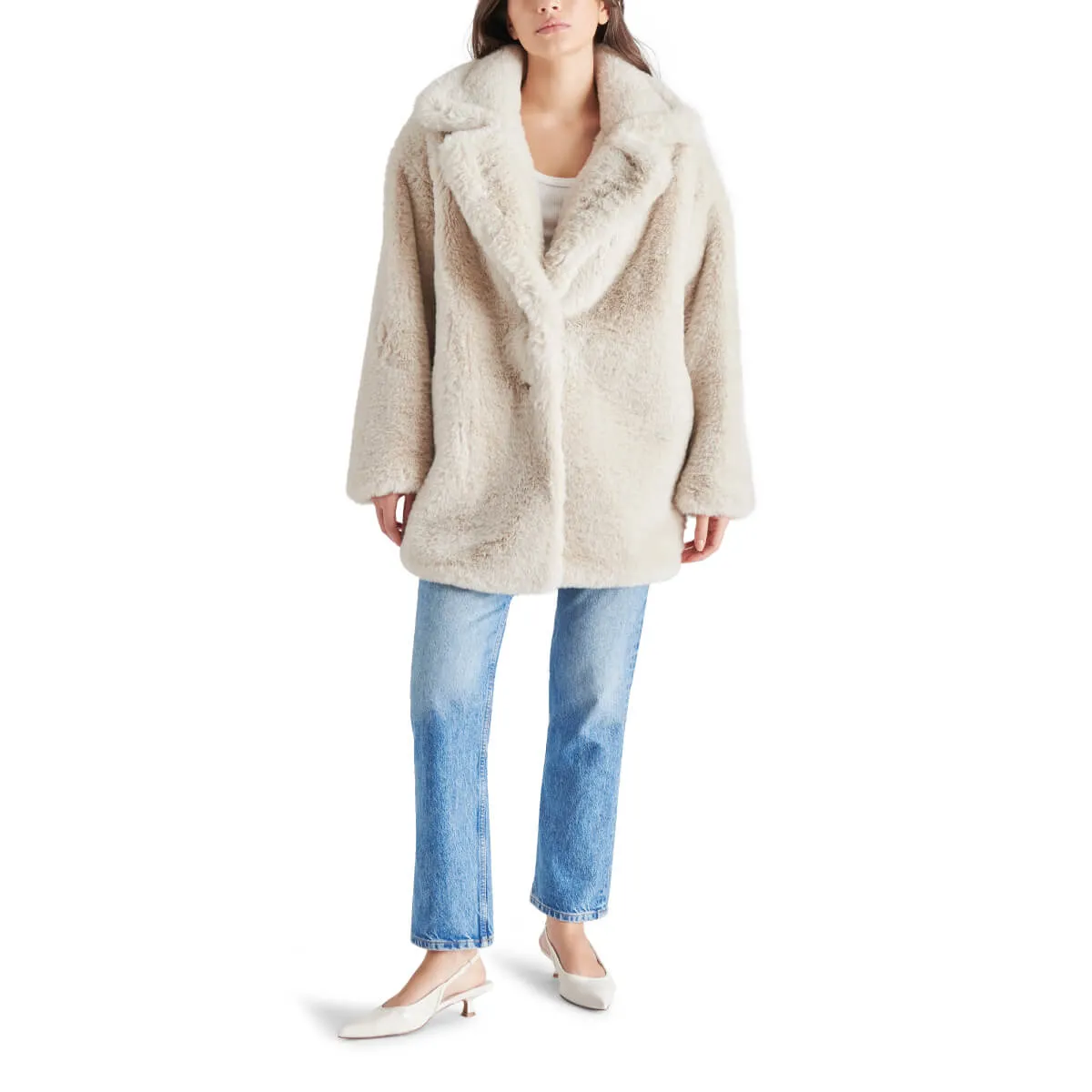 Steve Madden Snow Faux Fur Coat