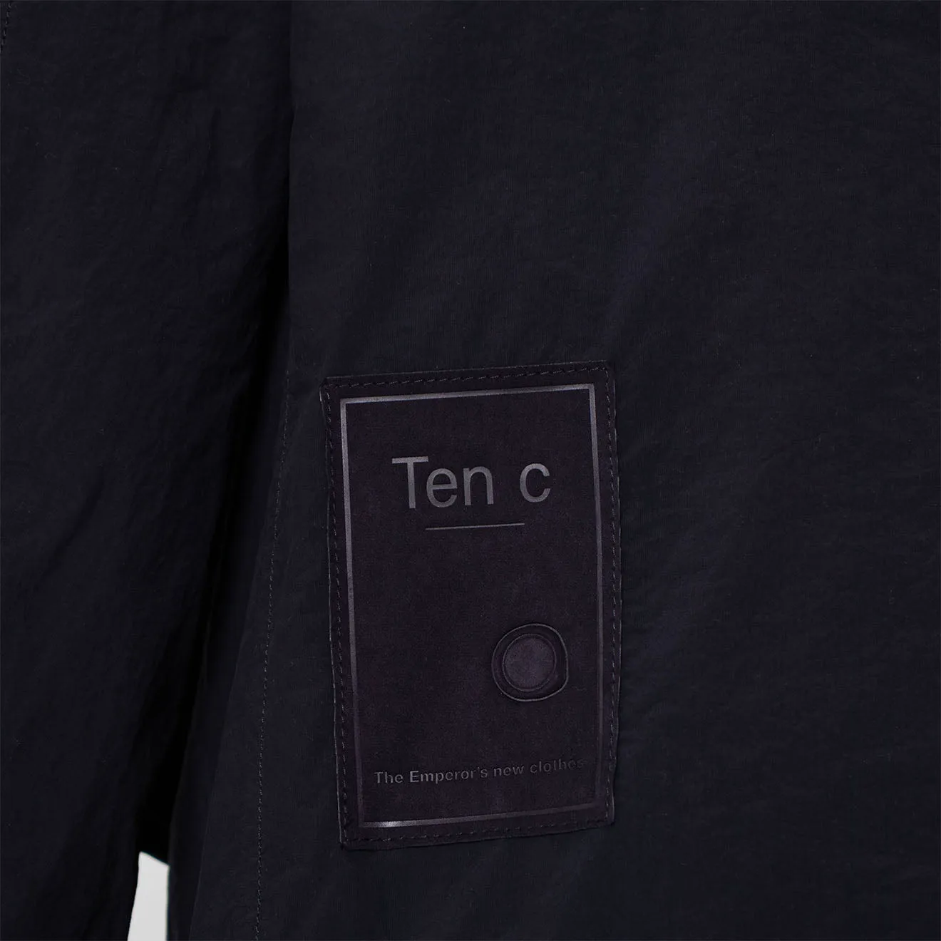 Ten C Lightweight Hooded Jacket Blue