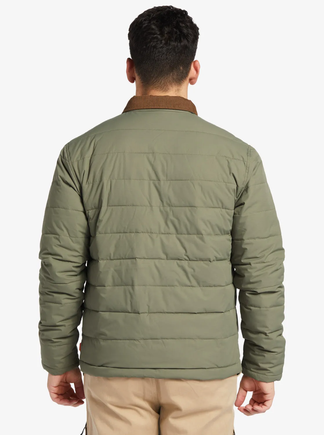 Waterman Ocean Caves Lightweight Puffer Jacket - Dusty Olive