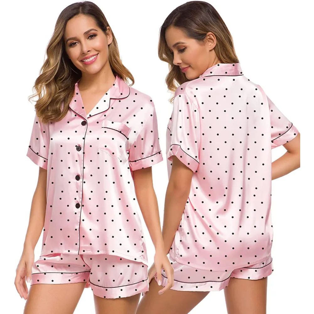 Women Lounge Dotted Sleepwear Sets