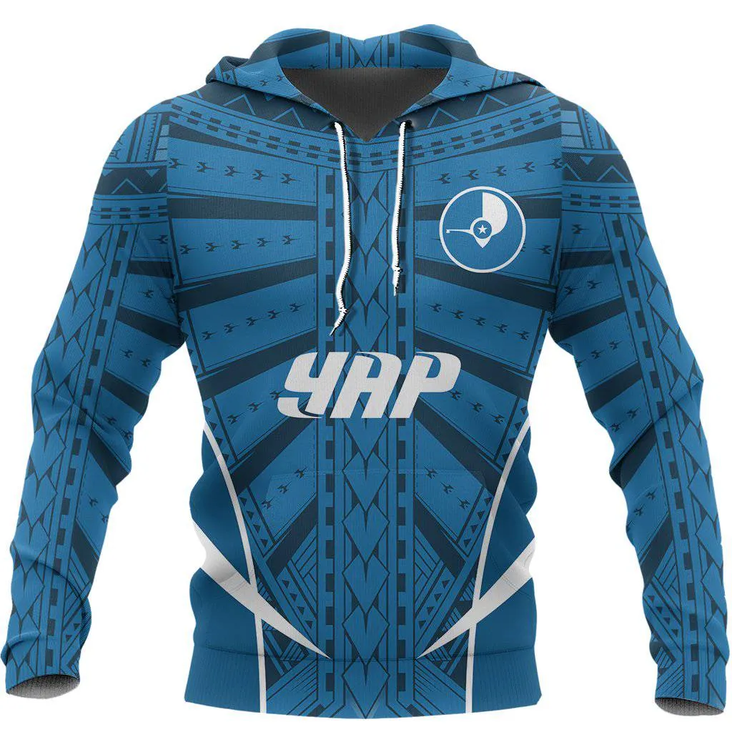 Yap Active All Over Print Pullover Hoodie