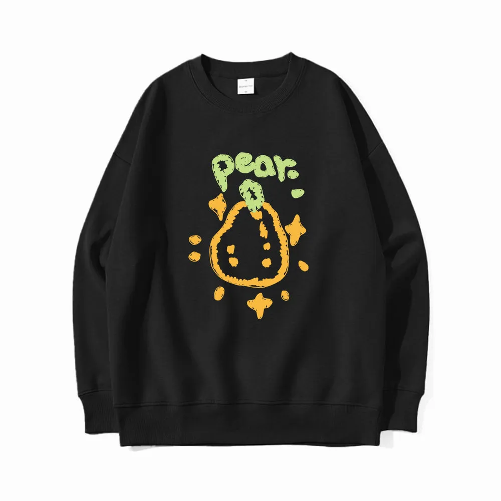 Yellow Graffiti Pear Creative Pattern T-Shirts, Hoodies, Sweatshirts