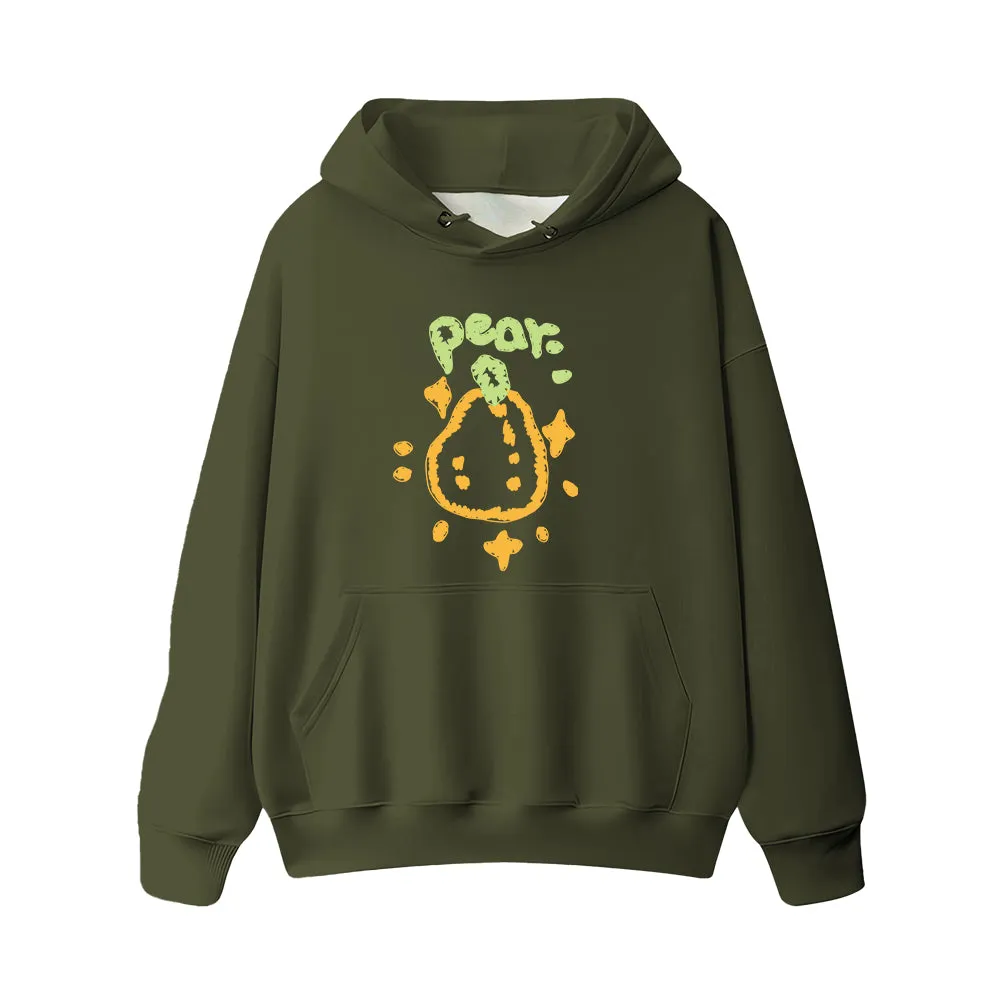 Yellow Graffiti Pear Creative Pattern T-Shirts, Hoodies, Sweatshirts