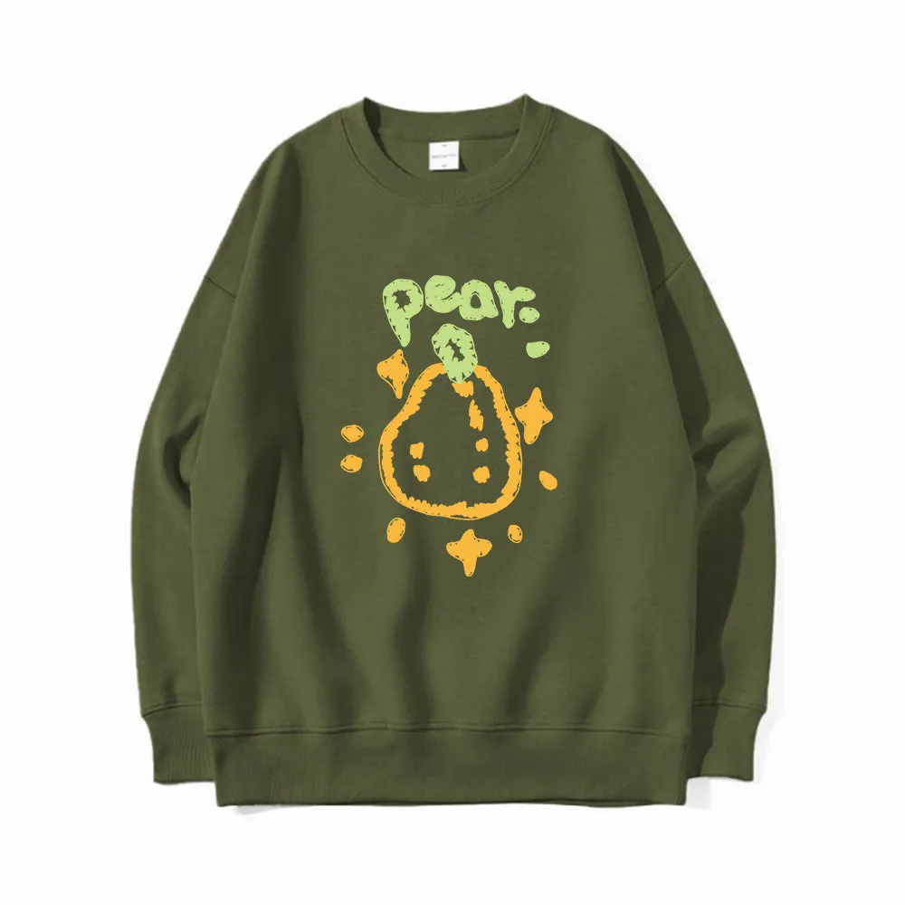 Yellow Graffiti Pear Creative Pattern T-Shirts, Hoodies, Sweatshirts