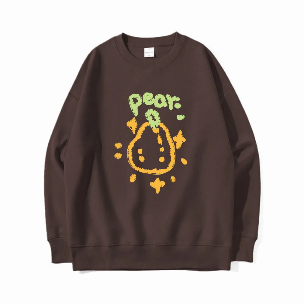 Yellow Graffiti Pear Creative Pattern T-Shirts, Hoodies, Sweatshirts