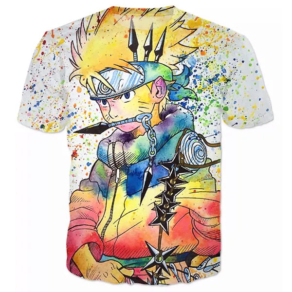 Yellow Hair Naruto - 3D Hoodie, T shirt, Sweatshirt, Tank Top